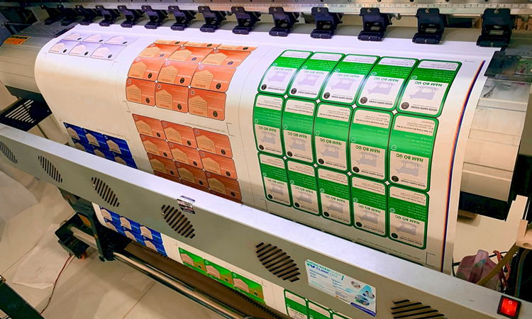 Máy in tem nhãn màu và những thông tin cần biết trong in ấn